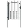 vidaXL Vrata ograde s bodljama EMMEN 170 x 100 cm