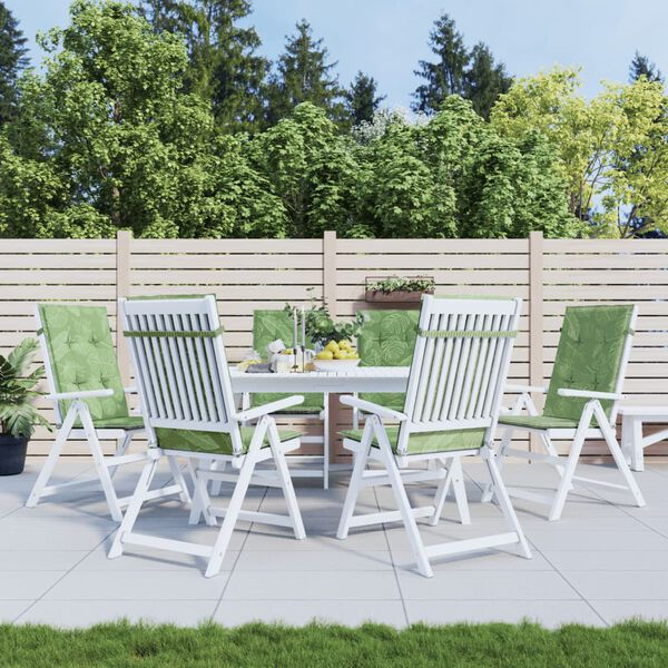 vidaXL Jastuci za visoku stolicu 6 kom s uzorkom li&scaron;ća od tkanine