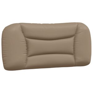 vidaXL Jastuk za uzglavlje Hvar boja cappuccina 80 cm od umjetne kože