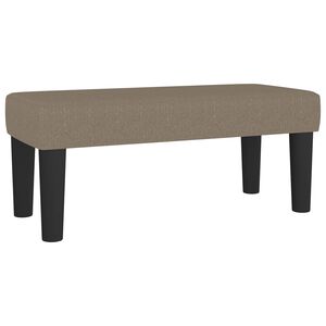 vidaXL Klupa smeđesiva 70 x 30 x 30 cm od tkanine