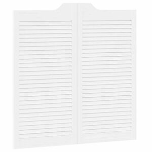vidaXL Vrata na rasklapanje 100 x 50 cm Masivna borovina Bijela