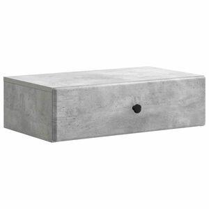 vidaXL Stolna montirana na zid Betonska siva 59 x 34,5 x 17 cm