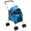 vidaXL Sklopiva kolica za pse plava 76 x 50 x 100 cm od tkanine oxford