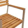 vidaXL Vrtnastolica 6 pcs Smeđa 56x54,5x87cm Čvrsta teak drvo