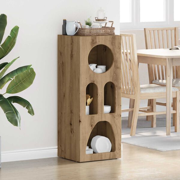 vidaXL Kreveta Umjetnički hrast 40 x 35 x 100.5 cm Konstruirano drvo