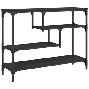 vidaXL Konzolni stol crni 100 x 30 x 75 cm od konstruiranog drva