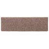 vidaXL Prostirke za stepenice, samoljepljive, 5 kom. 65x21x4 cm, svijetlosmeđa, pravokutni rub