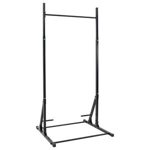 vidaXL Stanica za zgibove Crna 100,5 x 102 x 234,5 cm