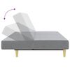 vidaXL 2-dijelni set sofa svjetlosivi od tkanine