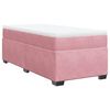vidaXL Box spring krevet s madracem ružičasti 90x190 cm bar&scaron;unasti