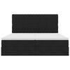 vidaXL Krevet s od storage s madracem Crna 180 x 200 cm Bar&scaron;un