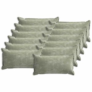 vidaXL Presvlaka za jastuk 12 pcs HOUTEN Zelena 40 x 80 cm