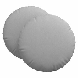 vidaXL Jastučići za sjedenje 2 pcs Oblačnosiva &Oslash;60 x 21 cm tkanina