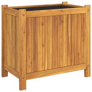 vidaXL Vrtna sadilica s oblogom 54x31x50 cm od masivnog drva bagrema