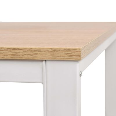 vidaXL Pisaći stol 120 x 60 x 75 cm boja hrasta i bijela