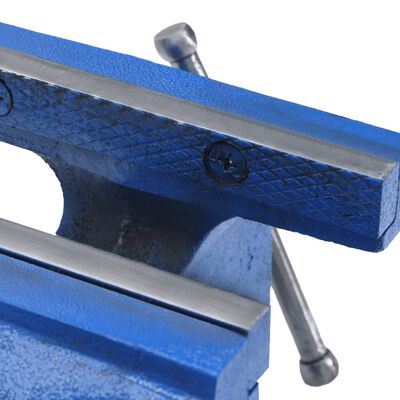 vidaXL Stolna stega plava 125 mm od lijevanog željeza