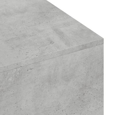 vidaXL Stolić za kavu boja betona 100 x 49,5 x 31 cm konstruirano drvo