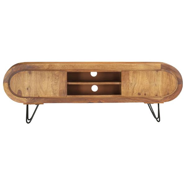 vidaXL TV ormarić od masivnog drva akacije 140 x 30 x 45 cm