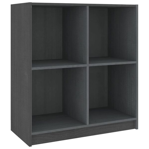 vidaXL Komoda sivi 70x33x76 cm od masivne borovine