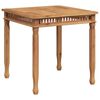 vidaXL Vrtni blagovaonski stol 80 x 80 x 80 cm od masivne tikovine