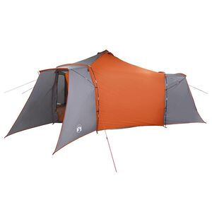 vidaXL Tipi &scaron;ator 8-osobni Siva i narančasta taft