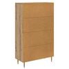 vidaXL Highboard Umjetnički hrast 69,5 x 31 x 115 cm Konstruirano drvo