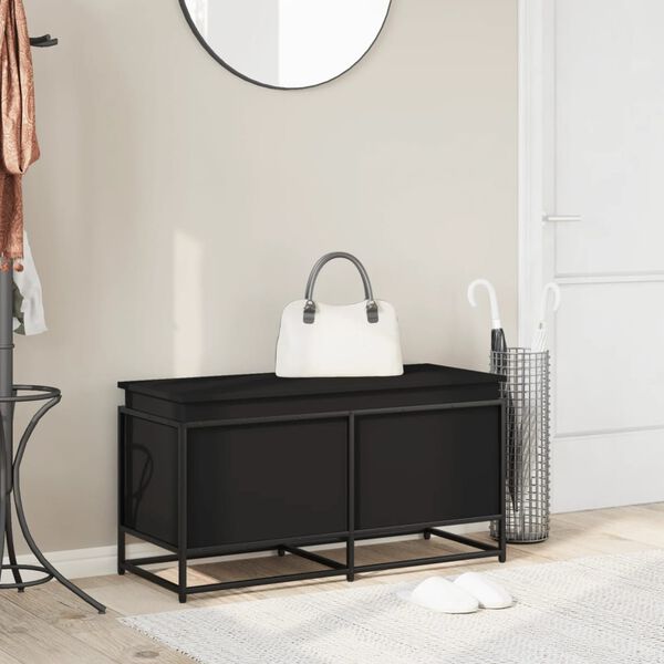 vidaXL Kutija za pohranu s poklopcem 100x40x51,5 cm konstruirano drvo