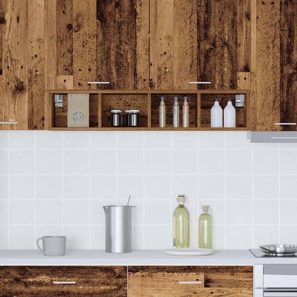 vidaXL Viseći ormarić Staro drvo 20 x 29,5 x 100 cm Konstruirano drvo