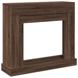 vidaXL Okvir za kamin boja hrasta 100x30x87,5 cm od konstruiranog drva