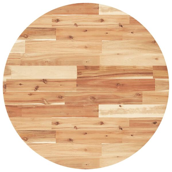 vidaXL Okrugla stolna ploča &Oslash; 70 x 4 cm od masivnog bagremovog drva