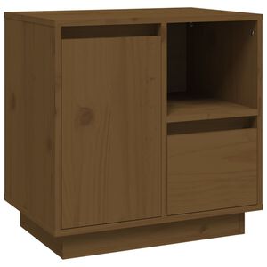 vidaXL Noćni ormarić boja meda 50 x 34 x 50 cm od masivne borovine