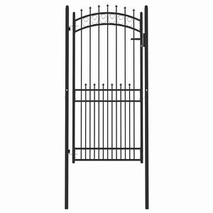 vidaXL Vrata ograde s bodljama EMMEN 104 x 147 cm