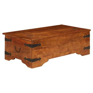vidaXL Stolić za kavu 110x55x35 cm bagremovo drvo s premazom boje meda