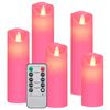 vidaXL 5-dijelni set električnih LED svijeća s daljinskim topli bijeli