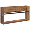vidaXL Polica za časopise Staro drvo 60 x 12 x 30 cm Konstruirano drvo