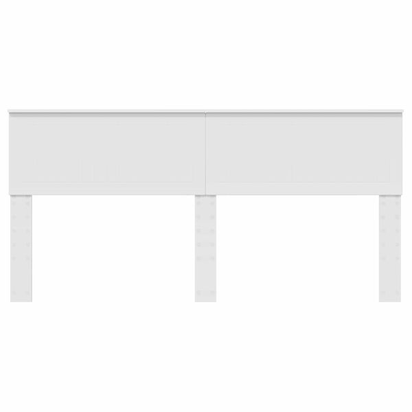 vidaXL Uzglavlje Bijelo 180 cm Konstruirano drvo