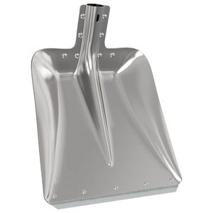 vidaXL Glava lopate Srebrno 45 x 38 cm Aluminij