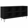 vidaXL TV ormar 103,5 x 30 x 50 cm Crni hrast Konstruirano drvo
