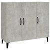 vidaXL Komoda siva boja betona 90x34x80 cm od konstruiranog drva