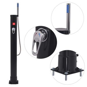 vidaXL Solarni Tu&scaron; 8 L PVC Čelik