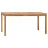 vidaXL Vrtni blagovaonski stol 160 x 80 x 77 cm od masivne tikovine