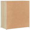 vidaXL Komoda sonoma hrast 79x38x80 cm od konstruiranog drva