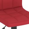 vidaXL Barski stolci od tkanine 2 kom crvena boja vina