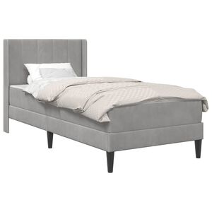 vidaXL Krevetna konstrukcija Svijetlo siva 80 x 200 cm Bar&scaron;un