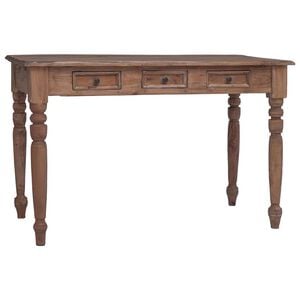 vidaXL Radni stol s ladicama 117 x 57 x 75 cm masivno drvo mahagonija
