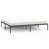 vidaXL Metalni okvir za krevet crni 200x200 cm