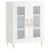 vidaXL Komoda sjajna bijela 69,5x34x90 cm od konstruiranog drva