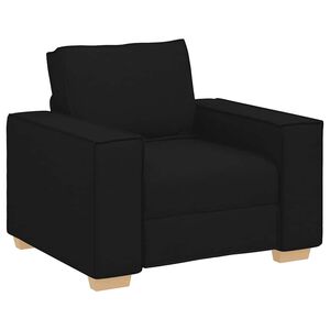 vidaXL Sofa fotelja crna 60 cm tkanina