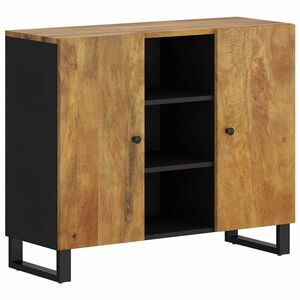 vidaXL Komoda s 2 vrata 90 x 33 x 75 cm od masivnog drva manga