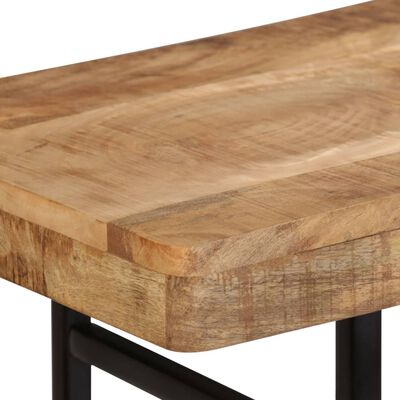 vidaXL Konzolni stol od masivnog drva manga 115 x 36 x 76 cm